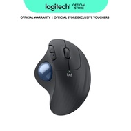 Logitech ERGO M575S Wireless Trackball Mouse, Wireless Ergonomic Mouse With Bluetooth and Encrypted 