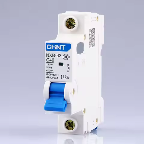 CHINT NXB-63 1P AC 230/400V Miniature Circuit Breaker C 6A 10A 16A 20A 25A 32A 40 63A 80 100 125 Ove