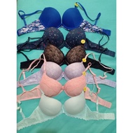 A30/65doom Tea Bra Flower Pattern