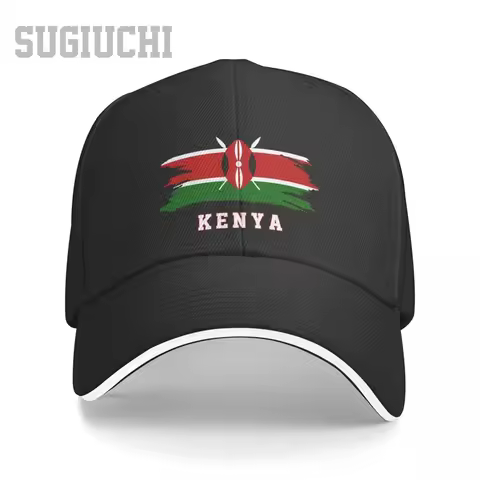 Unisex Sandwich Kenya Flag Kenyans Country Baseball Cap Men Women Hip Hop Caps Snapback Golf Hat Fis