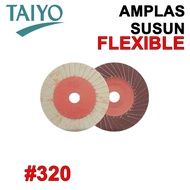 Gerinda Amplas 4" NES Flap Disc Susun Flexible Wheel 320 100mm