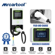 🔥ราคาพิเศษ🔥MRCARTOOL S311 7KW S311 32A ชาร์จเร็วที่ชาร์จอีวีแสดงข้อมูลหน้าจอสัมผัสแท่นชาร์จบ้านกำหนด