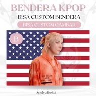 AMERICAN FLAG KPOP DONGYUK IKON KPOP POSTER/ KPOP FLAG/ Kim Donghyuk KPOP Tapestry/ Kpop Tapestry/