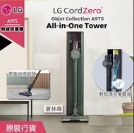 A9TS 蒸氣無線吸塵機 LG CordZero 配備 All-in-One Tower (韓國製造，蒼林綠) A9T-STEAM