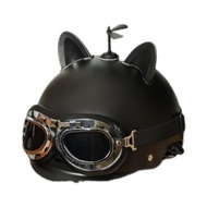 National Standard C Helmet Electric Battery Car Unisex Cute Four Seasons Helmet Summer Harley Half H