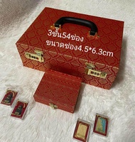 กล่องลายไทย 3ชั้น54ช่อง ฟรีของแถมมูลค่า159บาท