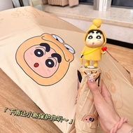 Crayon Shin-Chan Umbrella Cute Umbrella Hat Rain or Rain Dual-use Female Student Folding Fully Autom