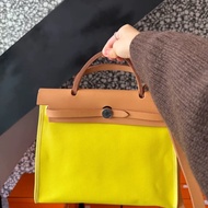 愛馬仕 herbag31 U刻 防水布