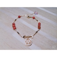 Diy rhodo bracelet DIY Rose Stone+Music Character bracelet bracelet