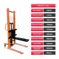 Manual Electric Hydraulic Forklift Lifting Stacker