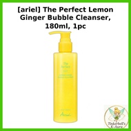 [ariel] The Perfect Lemon Ginger Bubble Cleanser, 180ml, 1pc / Korean Cleanser / Foaming Bubble / 10
