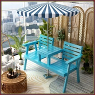 Park outdoor camping leisure outdoor chair stool garden leisure chair solid wood courtyard balcony b