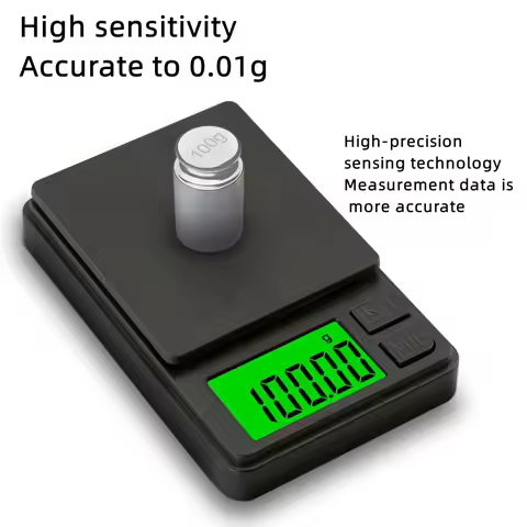100/500g 0.01g mini digital scale high precision electronic pocket scale jewelry weight kitchen port