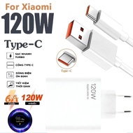 120W Turbo 6A USB Type-C Fast Charging Cable for Xiaomi, compatible with Redmi Note 14 13 12 11 10 9