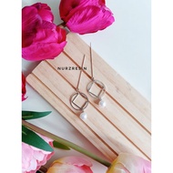 Custom Pin Earring Hijab