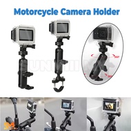Universal Motorcycle Bike Camera Holder 360 Rotating for Action Camera Accessory Handlebar Mirror Mo