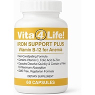 Vita4Life® Daily Support Iron Supplement | Formula Absorption | Gentle Stomach | No Filling | Contai