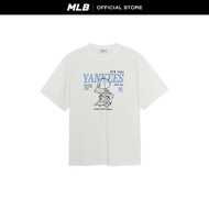 MLB เสื้อยืด ยูนิเซ็กส์ Lifestyle Graphic Over Fit T-Shirts รุ่น 3ATSN0154 50IVS สีขาวงาช้าง