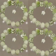 JUSHI Fresh Lemon Crush Bracelet Glass Seed Beads Fashion Pop