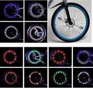 DAWAY LED Bike Wheel Lights - A12 Waterproof Cool Bicycle Tire Light, Safety Spoke Lights for Kids B