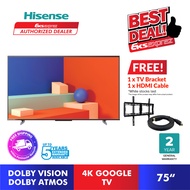 [Ready STOCK] Hisense 4K UHD Google TV A6500K Series (75") 75A6500K