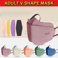 Ready stock fashion mask 50pcs New V- Shape Korea Adult Mask 4D 4plymask Individual Packing Facemask