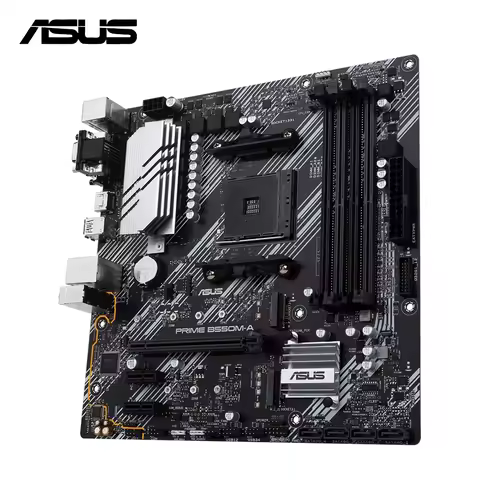 B550 Motherboard ASUS PRIME B550M-A for Ryzen 7 5700x 5700x3d 5800x3d AM4 Motherboard for AMD Ryzen 