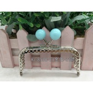 8.5cm Square Mouth Gold Small Candy 1.5cm White Shiny Lace KJ-8538 Love Handmade Material Shop