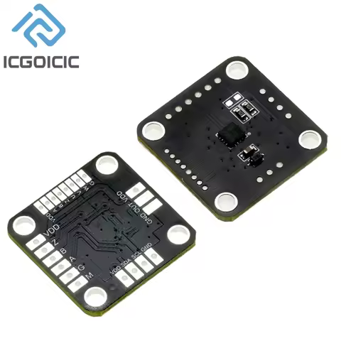 MT6701QT Magnetic Encoder Magnetic Induction Angle Measurement Sensor Module 4 Communication Interfa