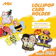 50pcs Lollipop Holder Card Goodies Event Doorgift Lollipop Card Wedding Doorgift