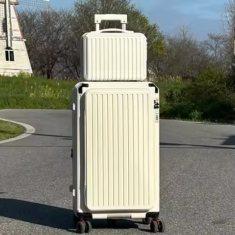 34 inch Luggage Set Five-wheels Large Capacity Expandable Suitcase PC Luggage with Makeup Case 20/28