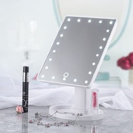 🇲🇾 Ready Stock 22 LED Makeup Mirror Adjustable Light Touch Screen Rotatable Mirror Cermin Solek Berl