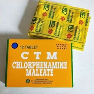 CTM 12 tablet Obat Alergi, Rhinitis, Gatal-Gatal, dan Biduran