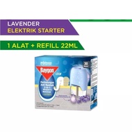 Baygon Liquid Electric Lavender Starter Pack 22 ml (With Tools)/Electric Crocodile Liquid