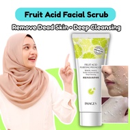 Images Advanced Fruit Acid Exfoliation Scrub Deep Cleansing Peeling Gel Remove Dead Skin Blackhead