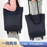 Portable Travel Shopping Cart Grocery Shopping Cart Folding Trailer Small Trolley Trolley Shopping S