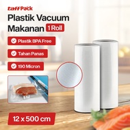 TaffPACK Vacuum Plastic Food Sealer Biodegradable BPA Free 1 Roll 12x500cm/15x500cm/20x500cm/25x500c