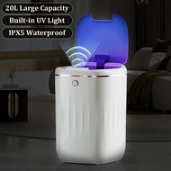 【Charge Version 】20L Automatic Touchless Rubbish Bin Large Capacity Smart Sensor Light Intelligent D