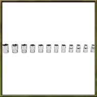 Specialty 12pcs 3/8Inch Driver Deep Long Socket Set for 8mm to 19mm Applications