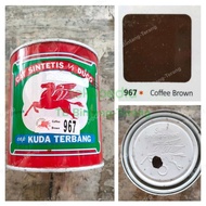 Flying Horse 967 Coffee Brown Wood Iron Oil Paint 0.9 Liters