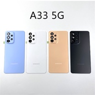 For Samsung Galaxy A33 A336 A53 A536 A73 A736 5G Back Battery Door Cover Parts Rear Case Housing Cam