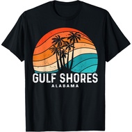 Gulf Shores Alabama Palm Tree Beach Souvenir T-Shirt Mans