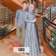 Baju Couple Pasangan Terbaru 2021 Batik Gamis Pesta Brukat Kondangan