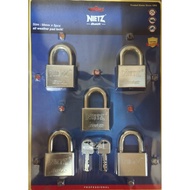 [ORIGINAL] BUICK 50MM X 5 PADLOCKS [ KEYALIKE ]