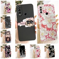 Huawei Y6p MED-LX9 MED-LX9N Phone Casing Huawei Y6p Case Silicone Fashion Cute Cat Funny Pattern Sho