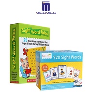 milumilu sight word tales SAALIN 220 sight words Original English Word Card for Childrens