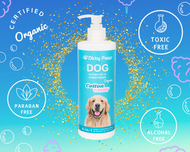 แชมพู Organic กลิ่มหอมพิเศษ อ่อนโยน ขนนุ่ม ป้องกันเห็บหมัด แบบถาวร  กลิ่น Cotton Candy ขนาด​ 250 ml 