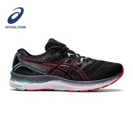 ASICS Men GEL-NIMBUS 23 Running Shoes in Black/Electric Red