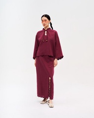 女裝：月餅鉛筆裙 (紅豆)