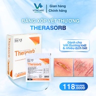 Therasorb foam wound bandage, fluid absorbent gauze bandage, wound protection 10x10cm bandage dressi